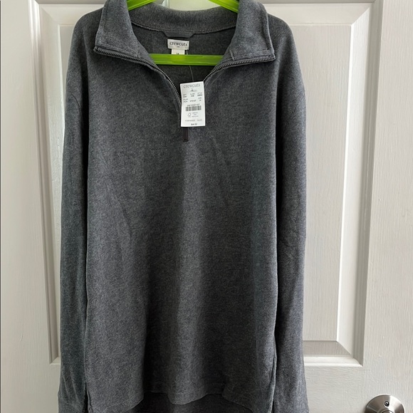 Gray Quarter-Zip Pullover - Picture 1 of 8
